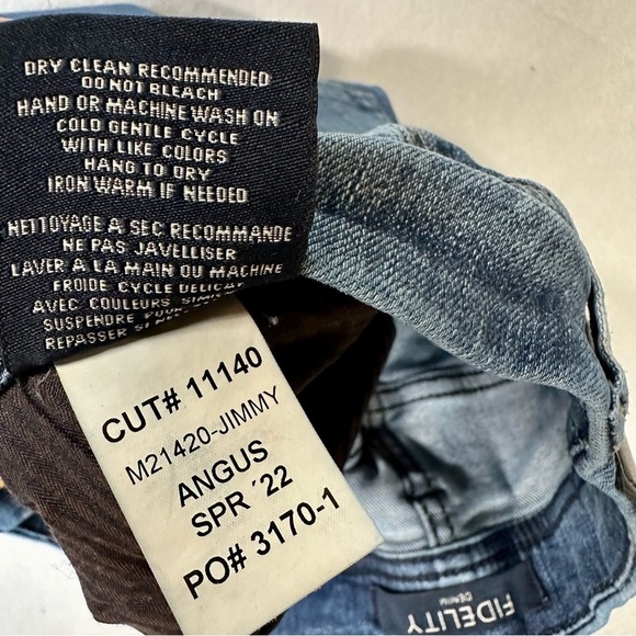 Fidelity Denim Jimmy Angus Jeans Men's Size 32 - Picture 8 of 9